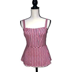 CAbi 778 Day Dream Geometric Pattern Tank | Size 4